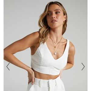 Showpo Melbourne Twill Crop Top